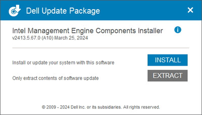 Intel Management Engine MEI Driver 2409.5.63.0